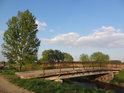Most přes Kyjovku v Tvrdonicích.