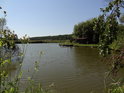 Malý rybník na pravém břehu Kyjovky nad Mutěnicemi.